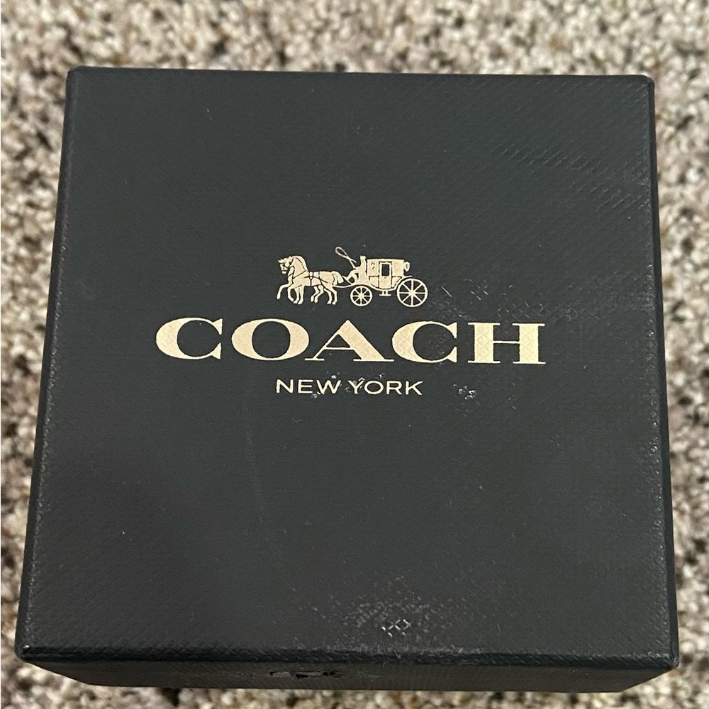 Coach Multi-color Pave box Bangle Bracelet set (3piece) - Picture 5 of 6